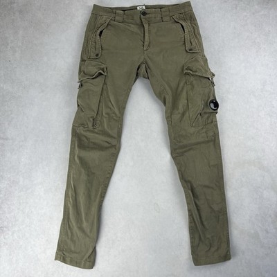 CP Company Ergonomic Fit Cargo Pants W30 Hose Khaki Cargos Small 6112