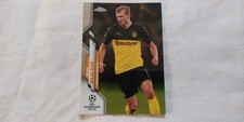 2019-20 Topps Chrome UCL Erling Haaland Rookie Card #74. rookie card picture