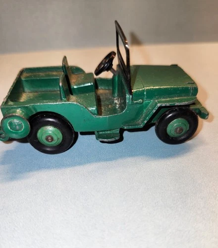 Vintage Dinky Meccano Diecast Green Willys Universal Jeep 25Y