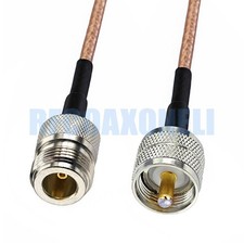 UHF Male PL259 to N Female Connector RF Pigtail Jumper RG316 Coax Coaxial Cable