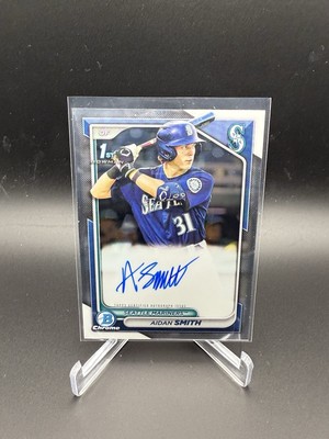 2024 Bowman Chrome Aidan Smith 1st Bowman Auto #CPA-ASM Seattle Mariners