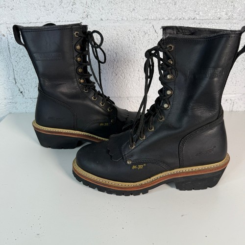 Ad Tec Wildfire: Men's 10" Classic Fireman Boot 1964 black 7.5Wide MSRP $168 - Picture 4 of 15