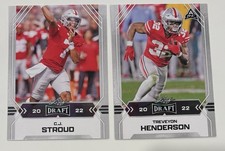 2022 Leaf CJ Stroud Rookie + TreVeyon Henderson RC Lot Ohio State Texans QB