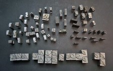 Vintage Lot of Lead Letter Printing Antique Press Type Set Blocks