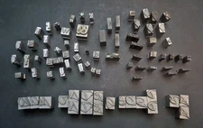 Vintage Lot of Lead Letter Printing Antique Press Type Set Blocks