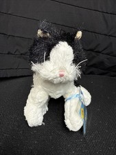 Webkinz Lilkinz Black  White Cat New With Sealed Code Tag