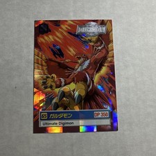 2000 Garudamon 65 DP 350 Digimon Holo Foil Silver Stamp