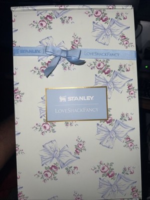 Stanley LoveShackFancy Floral Blue Tumbler, gift box set