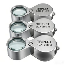NEW 30X Jewelers Loupe Magnifier Jewelry Coin Loop Magnifying Glass Eye Pocket.