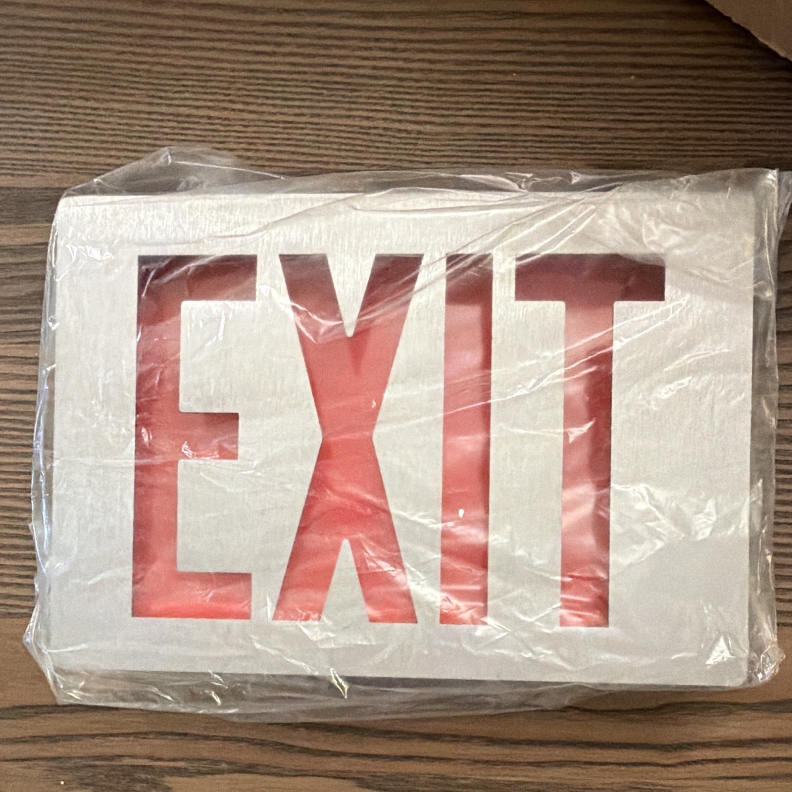 Lithonia Lighting LED Exit Sign Die Cast Wall Mount LES1R120/277ELN