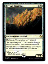 Crystal Barricade Foundations Foil MTG