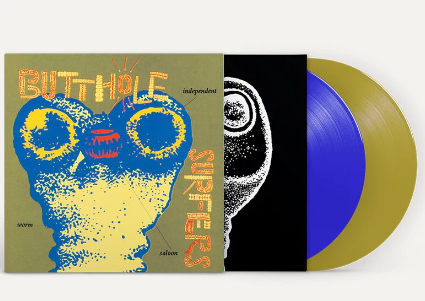 Butthole Surfers - Independent Worm Saloon Blue & Gold Vinyl 2 LP [NEW/SEALED] - Image 3 of 3