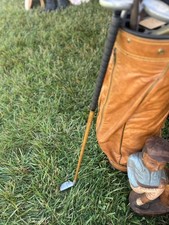 Antique Otey Crisman 73H Hickory 35  Shaft Putter Vintage Golf Club Collectible