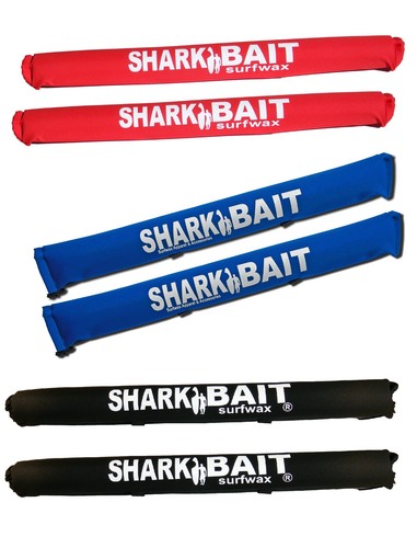 30" SHARKBAIT AERO roof rack pads Blue for 2 -3 inch bars For SUP & Surfboards - Picture 7 of 7