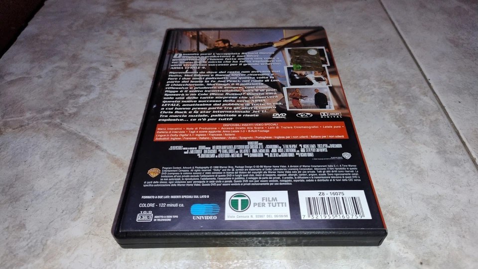 DVD MEL GIBSON ARMA LETALE 4 VERSIONE VENDITA COME NUOVO - Immagine 2 di 3
