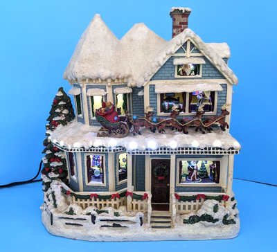 #ad Thomas Kinkade VTG 2004 Narrates quot; The Night Before Christmasquot; STORY HOUSE $124.99