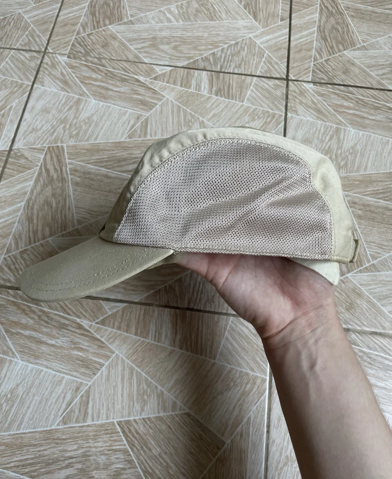 Rare Vintage Luxury Dolce Gabbana Beige Cap with Italy Stripes Size 58 Designer - Image 4 of 4