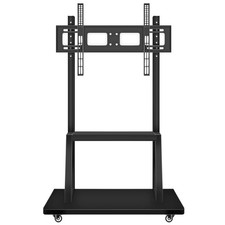 Mobile TV Cart,, Rooling TV Stand with Wheels for 32 to 70 Inch LCD OLED Plas...