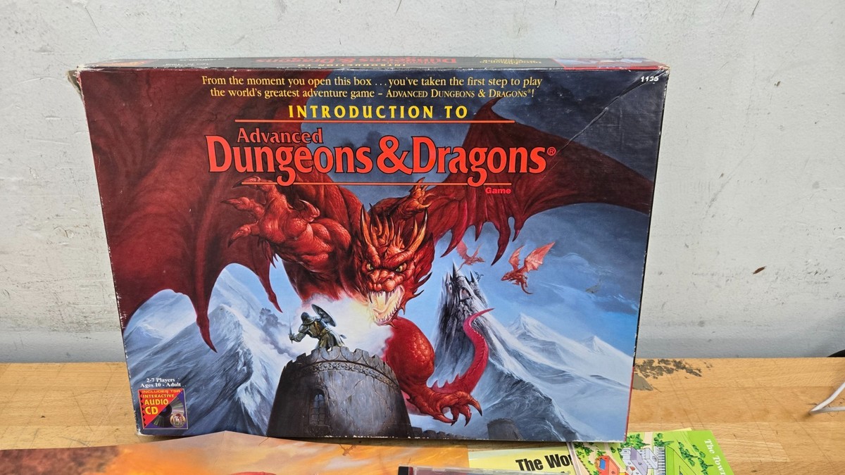 Boîte d'Introduction à Advanced Dungeons & Dragons le jeu de role