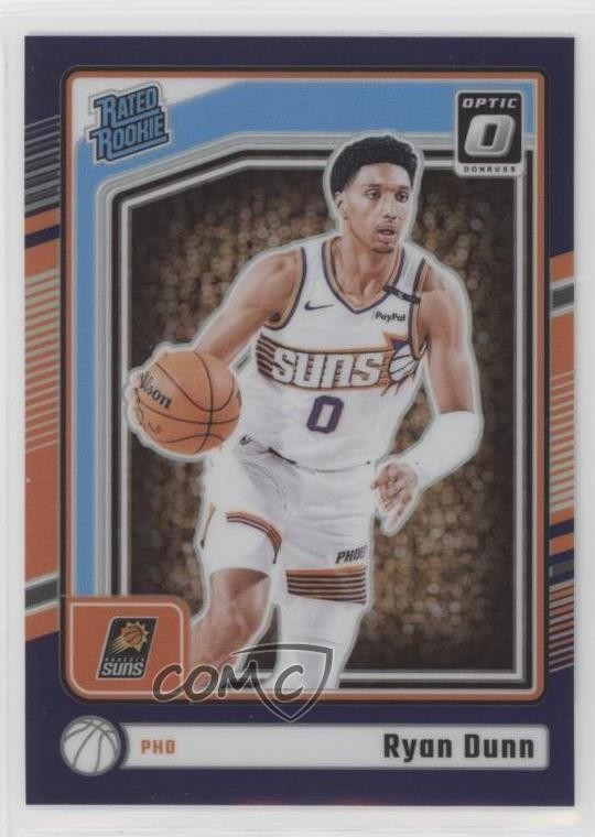 2024-25 Panini Donruss Optic Rated Purple Prizm Ryan Dunn #279 Rookie RC 1o9i