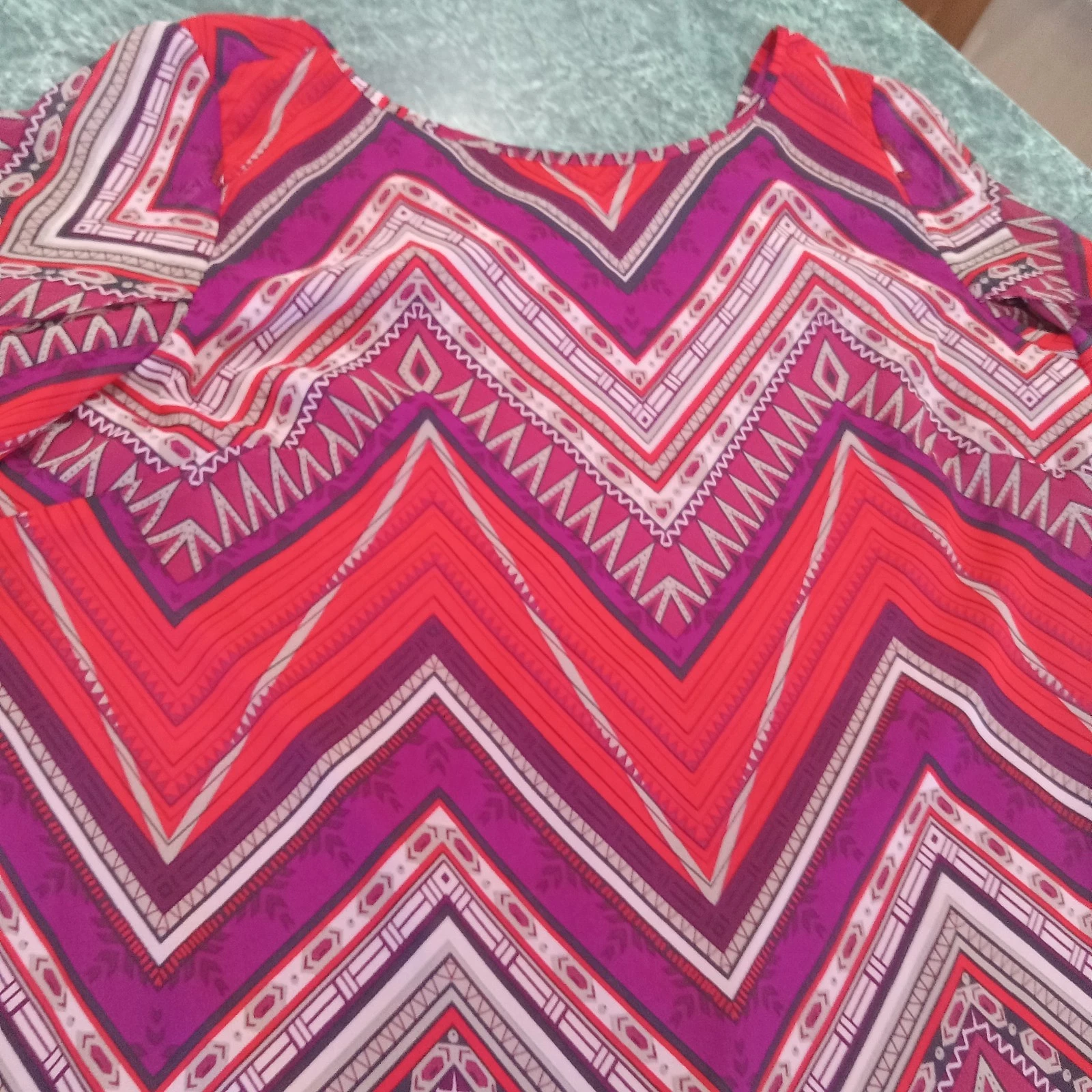 Abito Alyx taglia XL 16 completamente foderato manica lunga floreale magenta spalle scoperte us intime ottimeioni