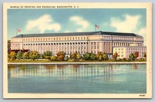 Bureau of Printing & Engraving Washington D.C. Vintage Postcard