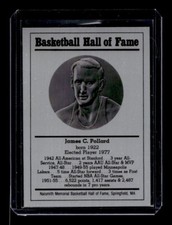 JAMES POLLARD 1986-99 BASKETBALL HALL OF FAME METALLIC HOF