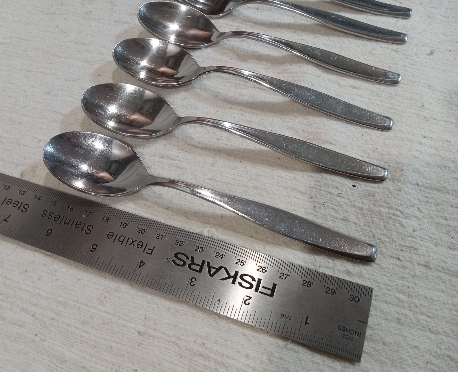 Lot Of 15 Vtg AMERICAN Stainless USA Flatware Forks Spoons Knife 