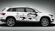 TRIBAL BETTY BOOP LINDA CHICA REMOLINOS COCHE CALCOMANÍA VINILO GRÁFICO LADO CAMIÓN