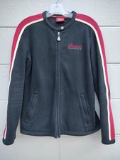 Indian Motorcycle Sweatshirt Top Jacket Style Full Front Zip Sz Small