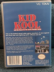 Kid Kool and the Quest for the Seven Wonder Herbs (NES 1990) W/ Case