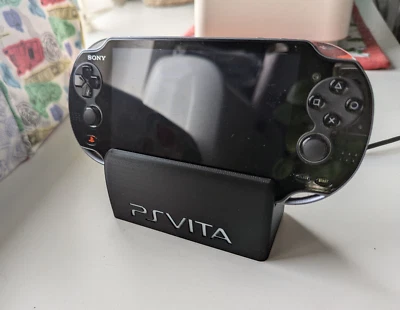 SONY PS Vita Charger Display Stand 3d Printed 1000 OLED Model