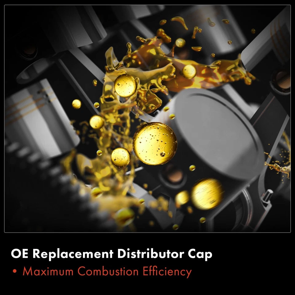 Tapa de distribuidor para Volkswagen Jetta Beetle Fastback Volvo 142 244 Yugo GVL GVS Foto 3 de 4