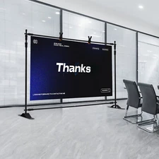 10Ft Heavy Duty Adjustable Background Stand, Photography Backdrops Stand Kit NEW