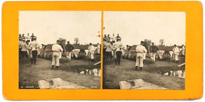 Saumur Militärische Konstruktion Einer Brücke C1900 FRANKREICH Foto Stereo