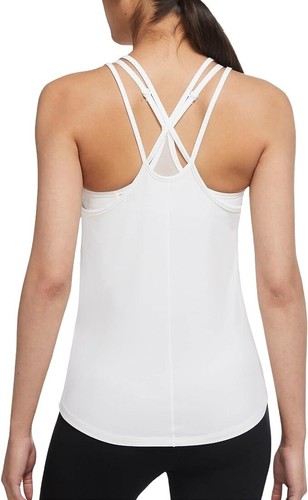 Nike One Luxe Strappy Tank Top DD4931-100 Size XS Color White FREE SHIPPING $52 - Picture 2 of 11