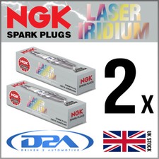 2x NGK ILNAR8B7G 91970 Laser Iridium Spark Plug