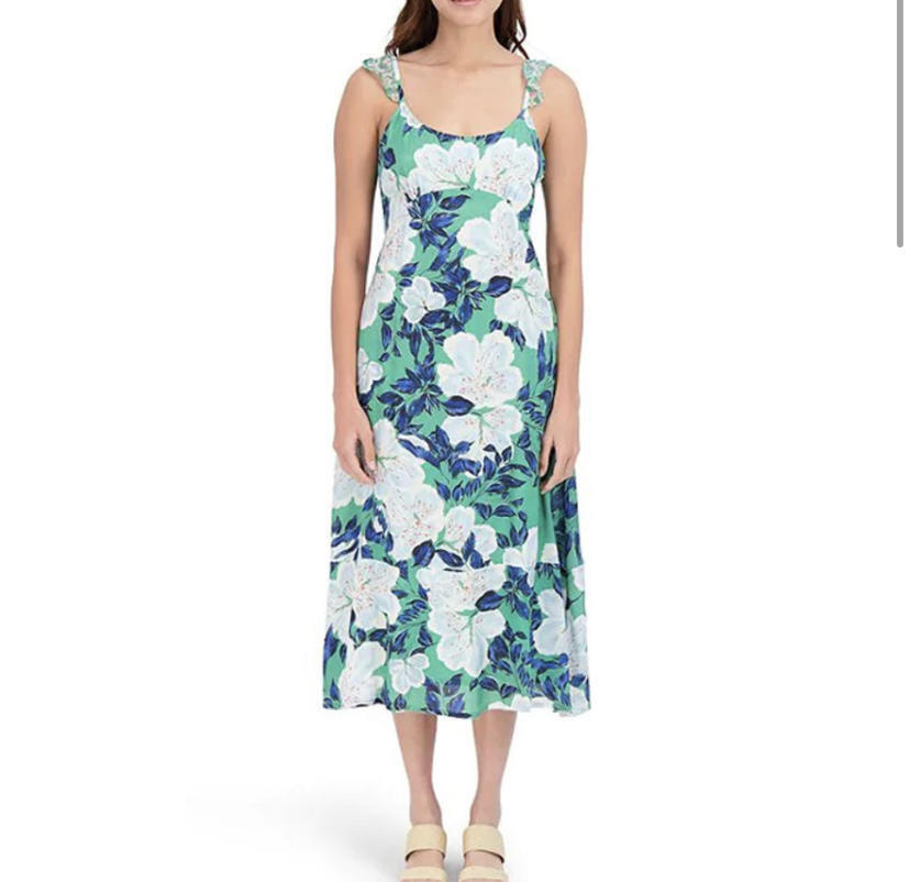ROLLER RABBIT green floral midaxi dress | eBay ROLLER RABBIT green floral midaxi dress | eBay