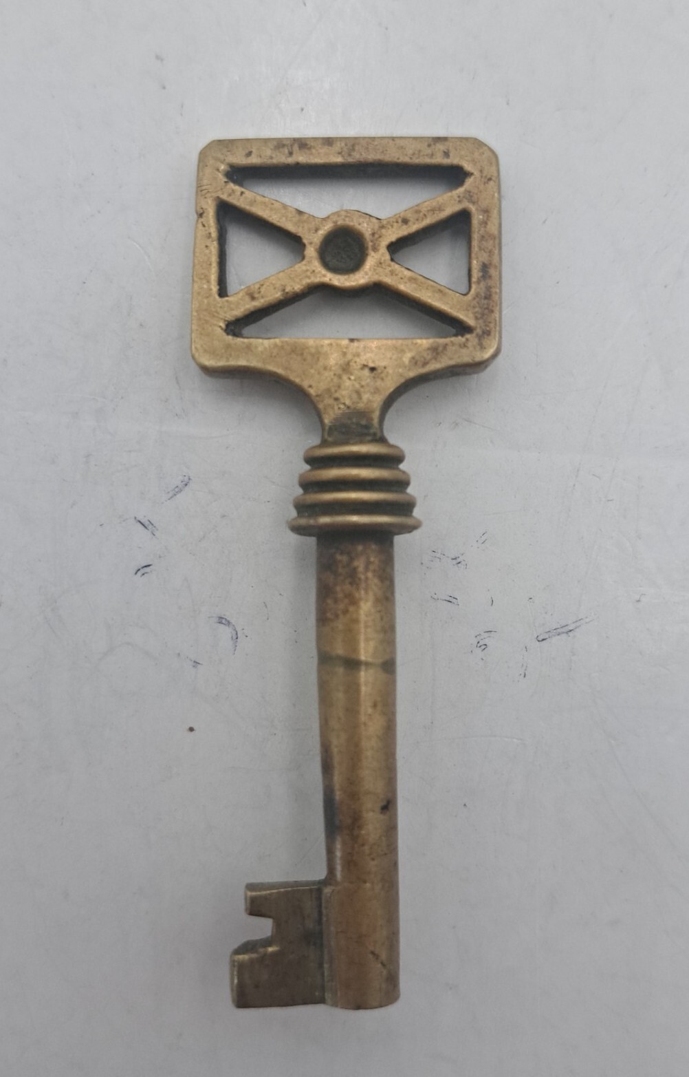 Antique / Vintage Brass Victorian Hollow Barrel Door Lock