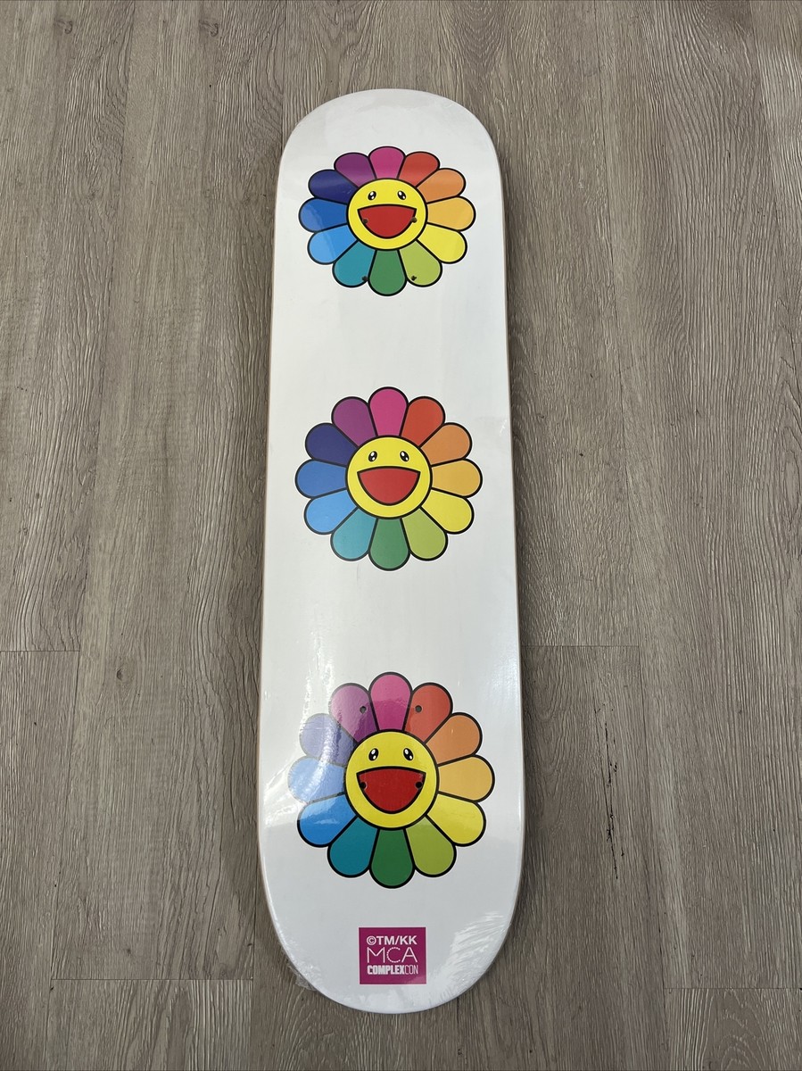 Planche à Roulettes Takashi Murakami X ComplexCon - Colorée 'Multi' - Édition Limitée, Neuve Avec Défaut Mineur