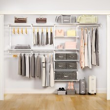 Vilaxing Wall Mounted Wire Closet Organizer System 8.7 Ft. Custom Closet Kit...