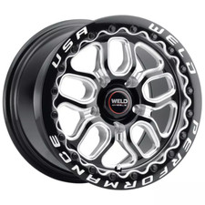 Weld Racing Laguna Beadlock 15x10 Wheel Gloss Black Milled 5x120.65