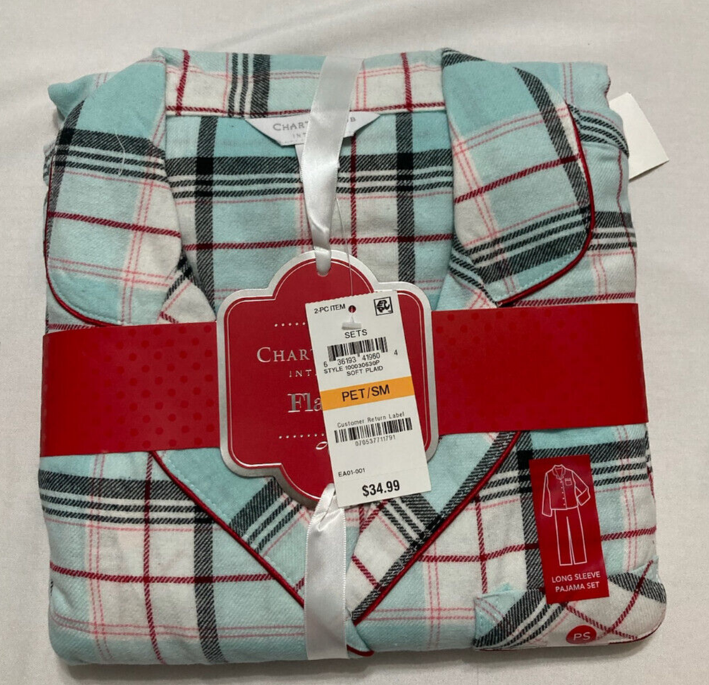 Charter Club Pajama Set Soft Plaid SM | eBay