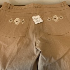 ruby rd womens pants brown size 16P