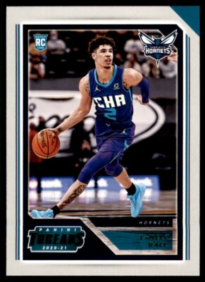 2020-21 Chronicles Threads Green Parallel LaMelo Ball RC Charlotte Hornets #84