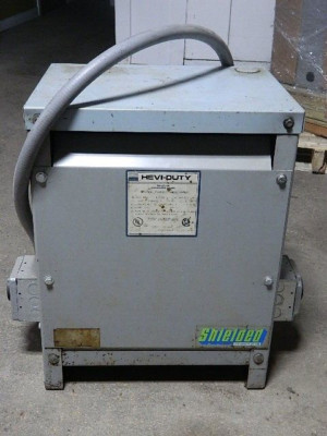 HEVI-DUTY 15KVA 24OUD-208Y/120 CATALOG NO. T6H155 SHIELDED