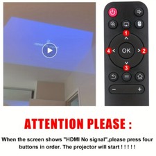 Portable Projector LED 4k Mini Home Theater WiFi Bluetooth HDMI Cinema Office — image 3