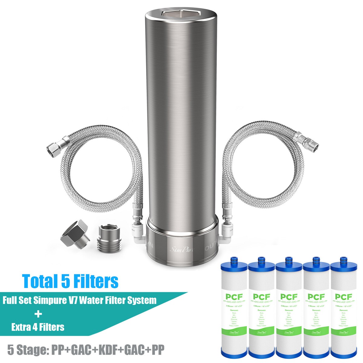 SiPure V7 Stage Under Kitchen Sink Water Filter Syste, 47% OFF