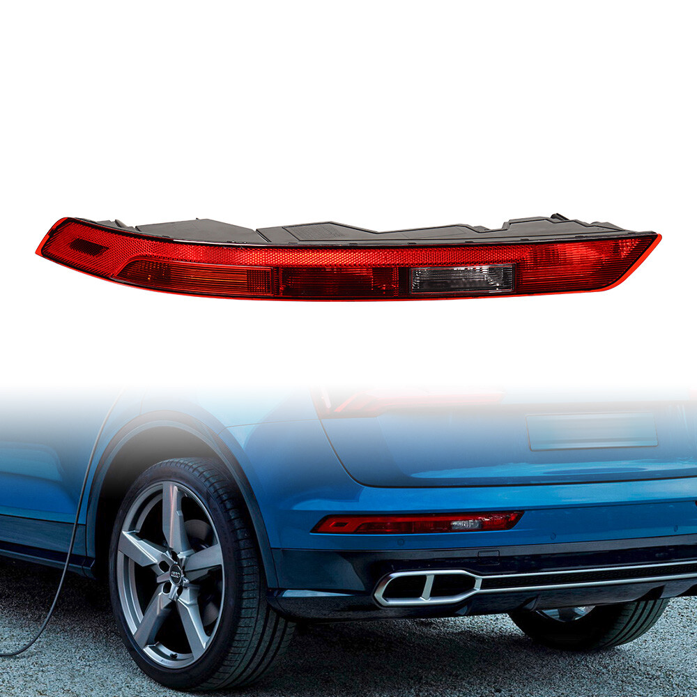 Left Driver Rear Bumper Light For Audi Q5 2018-2021 Lower Tail Fog Left Driver Rear Bumper Light For Audi Q5 2018-2021 Lower Tail Fog