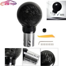Carbon Fiber Automatic At Mt Car Gear Shift Knob Shifter Push Button Press Style Carbon Fiber Automatic At Mt Car Gear Shift Knob Shifter Push Button Press Style